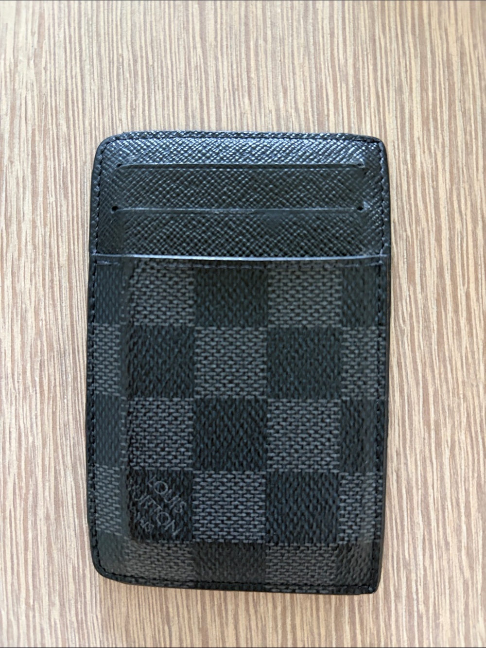 Louis Vuitton Black Damier Graphite Card Holder